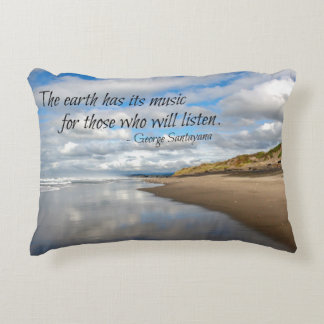 Almofada Decorativa Ocean Reflections Inspirational Quote