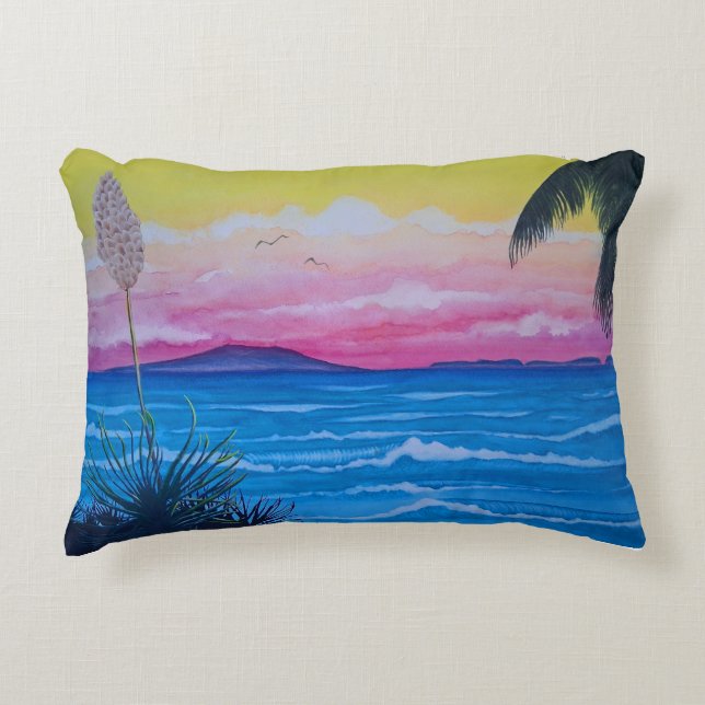 Almofada Decorativa Oceano Sunset (Frente)