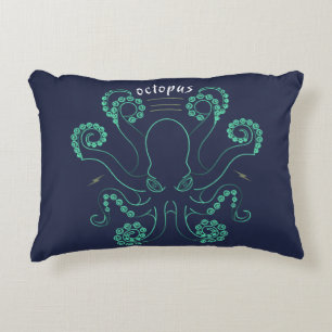 Almofada Decorativa Octopus Cephalopod Tentáculos