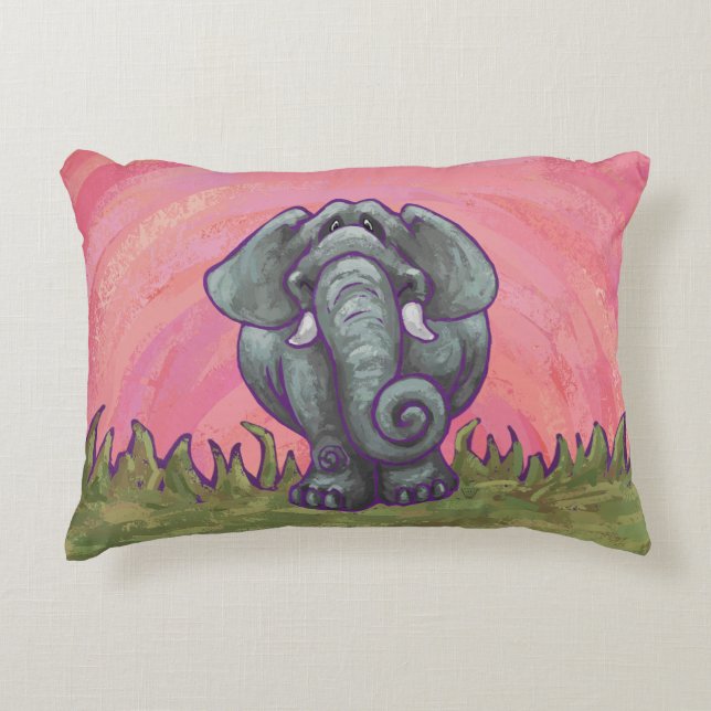 Almofada Decorativa Ofertas e acessórios de elefante (Frente)