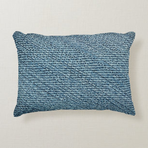 Almofada Decorativa Old denim fabric background texture. abstract, anc