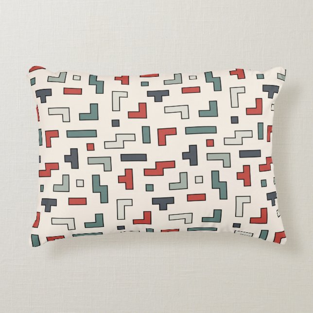 Almofada Decorativa Old video game square seamless pattern,background  (Frente)