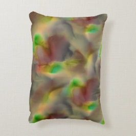 Almofada Decorativa Olho de vidro em vermelho e verde limão em tons de