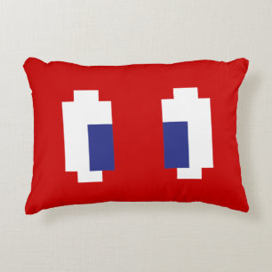 Almofada Decorativa Olhos De Manga De Pixel De 8 Bits