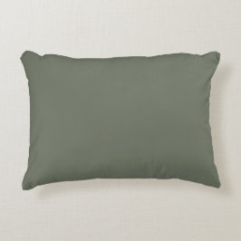 Almofada Decorativa Olive verde trendy para cor sólida de casa moderna