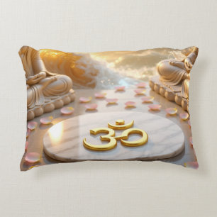 ALMOFADA DECORATIVA OM - AUM - BUDISMO ZEN