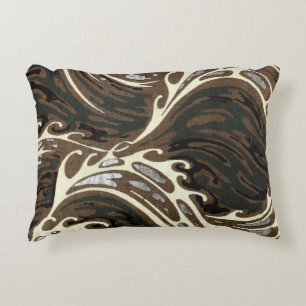 Almofada Decorativa Ondas de oceano encaracolado