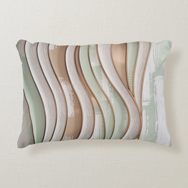 Almofada Decorativa Ondas Gradadas (Frente)