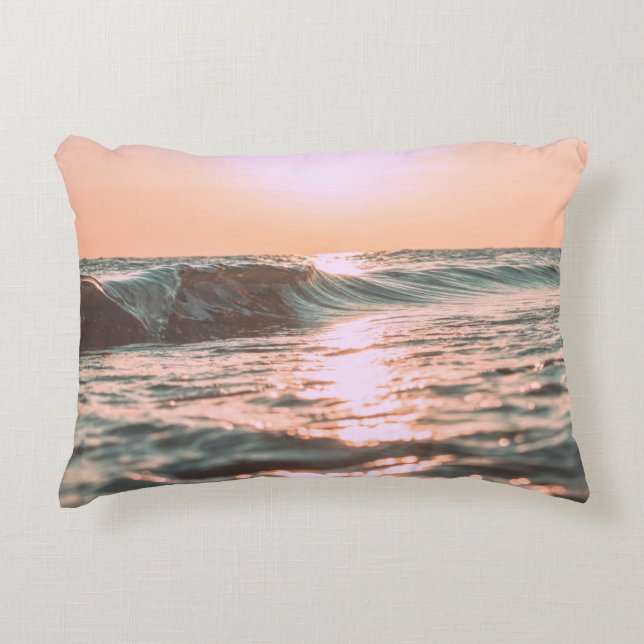 ALMOFADA DECORATIVA ONDAS OCEANAS (Frente)