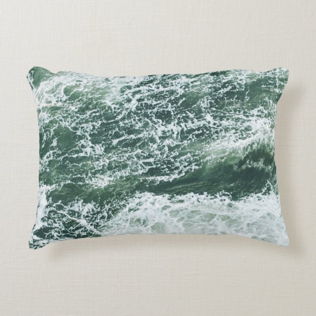 ALMOFADA DECORATIVA ONDAS OCEANAS (Frente)