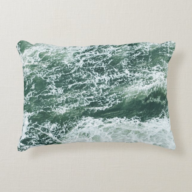 Almofada Decorativa Ondas oceânicas (Frente)