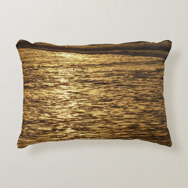 Almofada Decorativa Ondas Sunset da Califórnia (Frente)