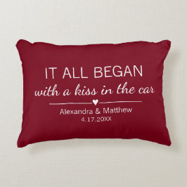 Almofada Decorativa Onde Tudo Começou Casais Personalizados Românticos
