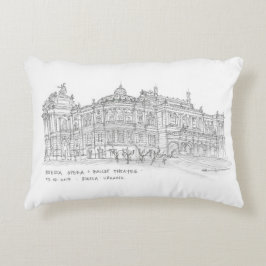 Almofada Decorativa Ópera + Teatro Balé, Odessa, Ucrânia