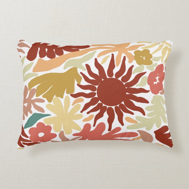 ALMOFADA DECORATIVA ORGANIC SUN  (Frente)