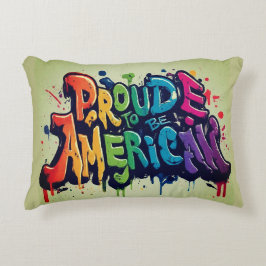 Almofada Decorativa Orgulho de ser americano