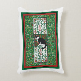 Almofada Decorativa Ornamentado Tuxedo Cat Personalizado