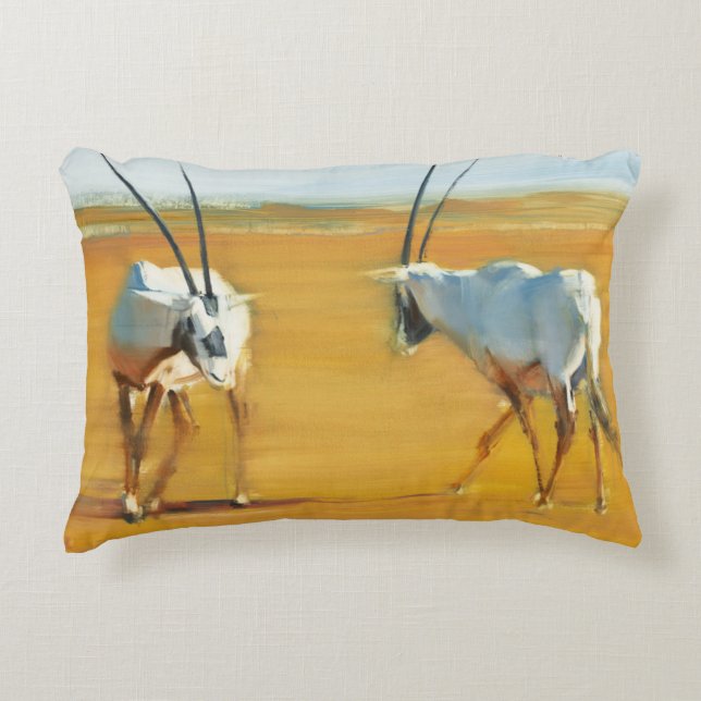 Almofada Decorativa Oryx árabe de circundamento 2010 (Frente)
