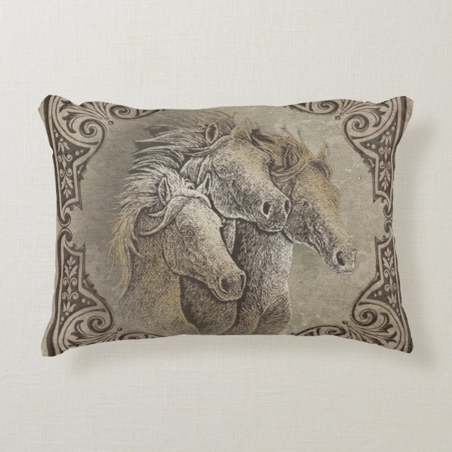 Almofada Decorativa Os Cavalos   (Frente)