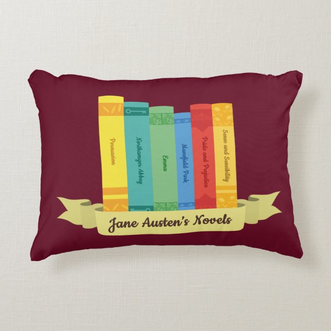 Almofada Decorativa Os romances de Jane Austen III (Frente)