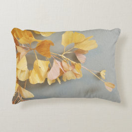 Almofada Decorativa Ouro Gingko Leaf Branch