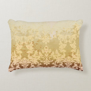 Almofada Decorativa Padrão barroco venenoso, luxo ornamental.