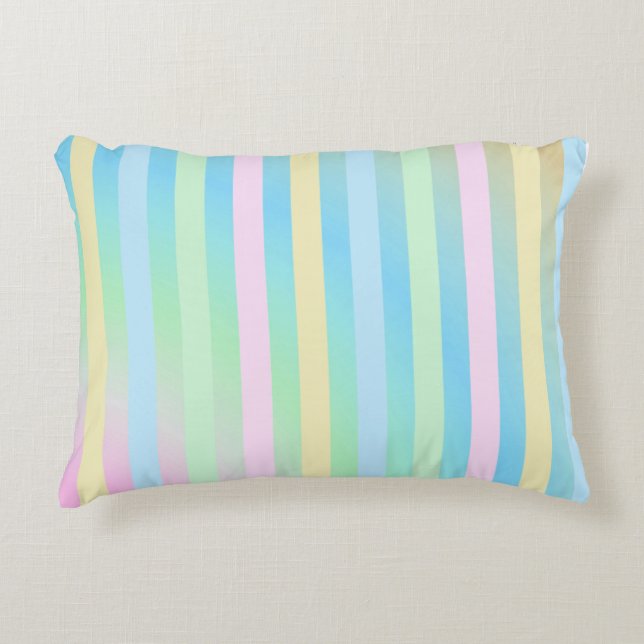 Almofada Decorativa Padrão Bonito Pastel (Frente)