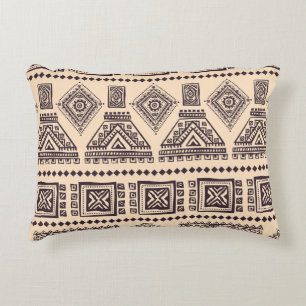 Almofada Decorativa Padrão comercial tribal, étnico, vintage