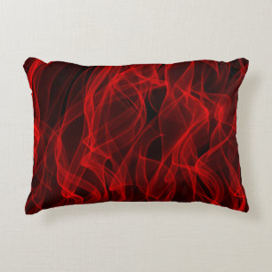 Almofada Decorativa Padrão de Abstrato branco preto moderno de tendênc