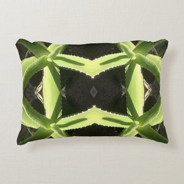 Almofada Decorativa Padrão de Aloe 3h (Frente)