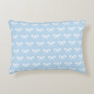 Almofada Decorativa Padrão de arco azul bebê