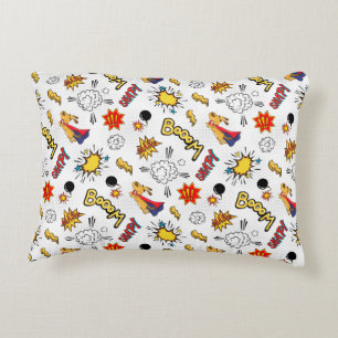 Almofada Decorativa Padrão de banda desenhada