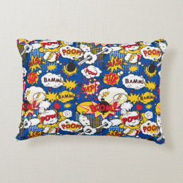 Almofada Decorativa Padrão de Desenho Animado Fofo