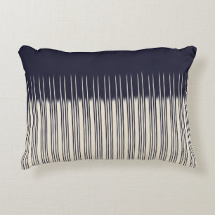 Almofada Decorativa Padrão de distribuição de Na moda azul fina/profun