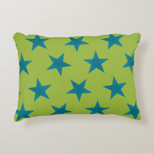 Almofada Decorativa Padrão de estrelas de ouro 20