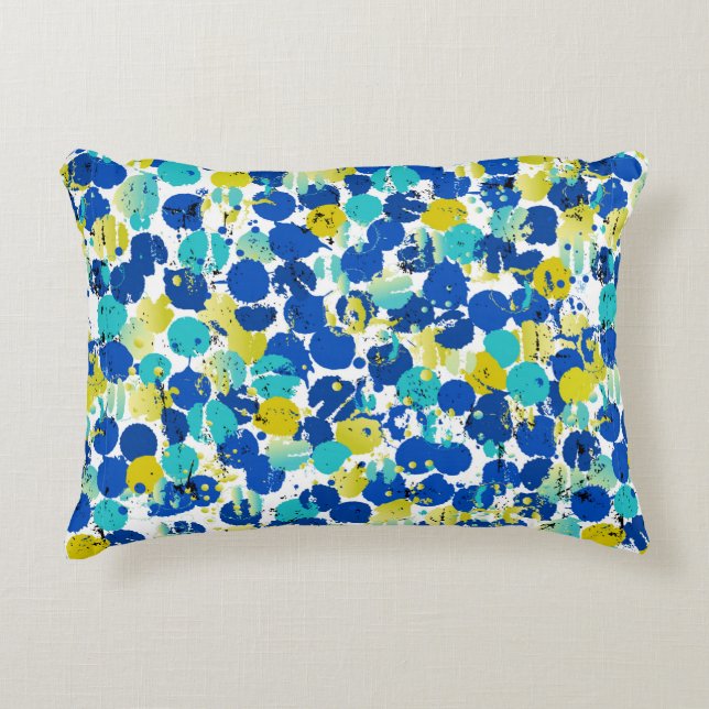 Almofada Decorativa padrão de fundo abstrato sem descontinuidades, com (Frente)