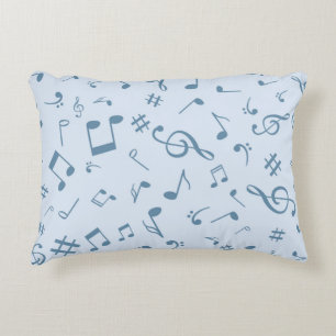 Almofada Decorativa Padrão de música