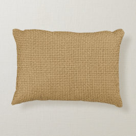 Almofada Decorativa Padrão de textura de tecido de juta natural contín