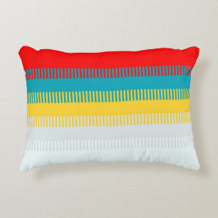 Almofada Decorativa Padrão exclusivo da Abstrato Cinza da  amarela azu