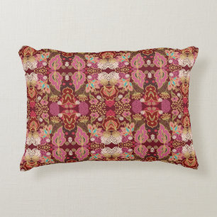 Almofada Decorativa Padrão floral caótico sem costura