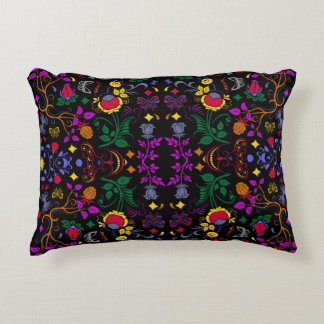 Almofada Decorativa Padrão floral colorido fofo