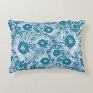 Almofada Decorativa Padrão Floral Elegante