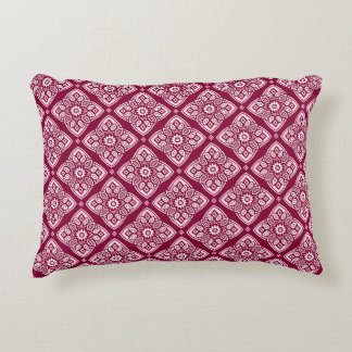 Almofada Decorativa Padrão Floral Geométrico Elegante Boho