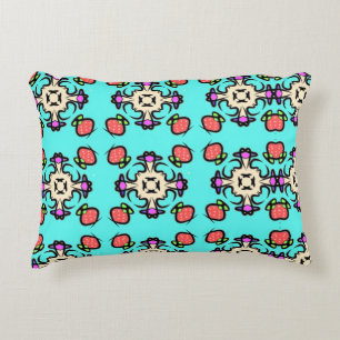 Almofada Decorativa Padrão Floral Mandala Sem Costura
