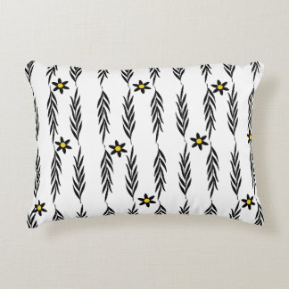 Almofada Decorativa Padrão Floral Minimalista Botânico Moderno Sem Cos