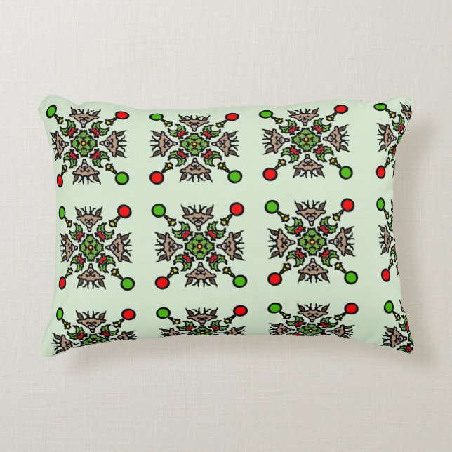 Almofada Decorativa Padrão Floral Moderno (Frente)