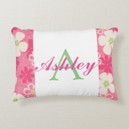Almofada Decorativa Padrão Floral Personalizado