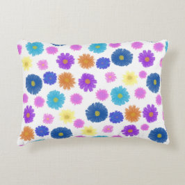 Almofada Decorativa Padrão Floral Pintado Vibrante - Decoração Colorid