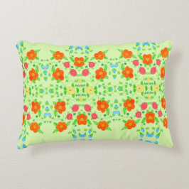 Almofada Decorativa Padrão Flutuante Colorido