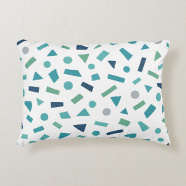 Almofada Decorativa Padrão Geométrico Retroativo - Design de Estilo Me